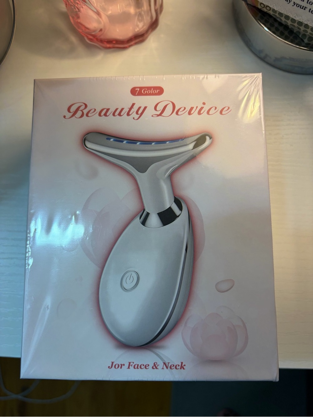 NIB Beauty Device for Face & Neck - White and Silver